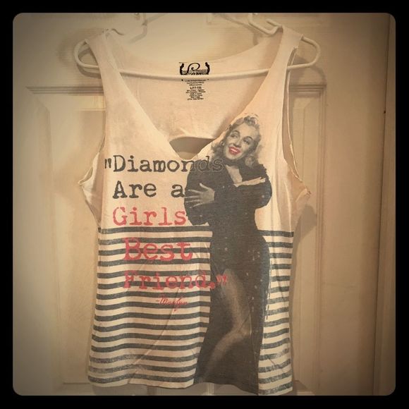 Marilyn Monroe Hollywood legends sleeveless tshirt - Picture 1 of 4